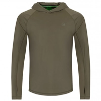Korda UPF Hooded Top Dark Khaki